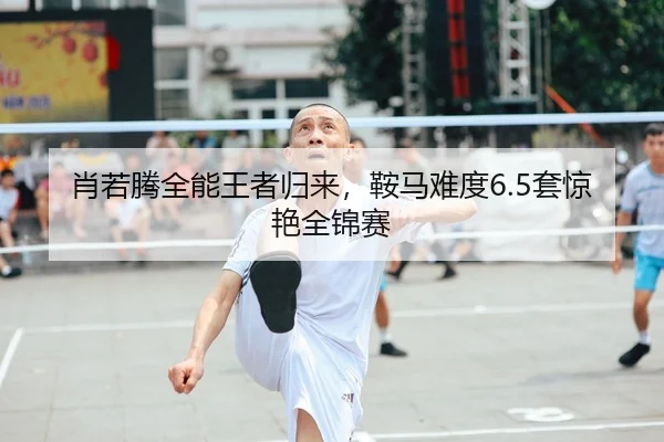 肖若腾全能王者归来，鞍马难度6.5套惊艳全锦赛